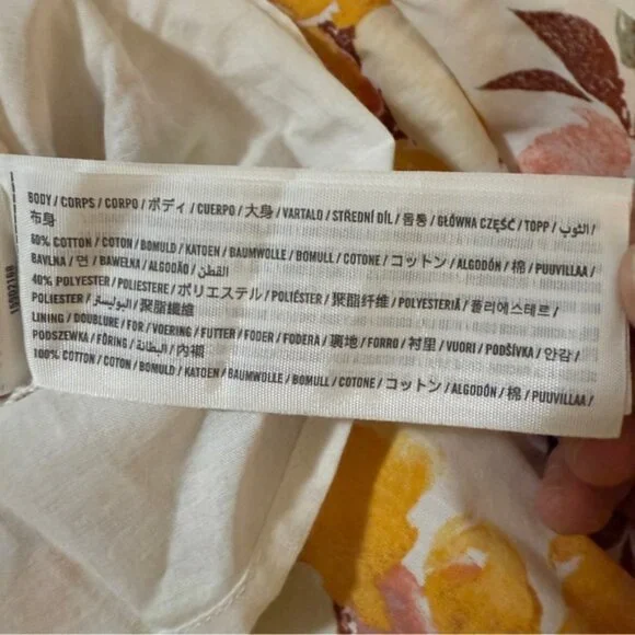 Abercrombie & Fitch Floral Maxi Dress - White and Yellow - Picture 7 of 8